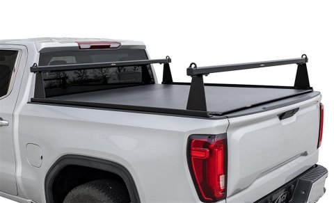 Access Adarac Aluminum M-Series Bed Racks for 2023-2025 CANYON, COLORADO - F4020152 Rack, M-Series, Cargo Rack Style, Compact Uprights, Stake Holes Mounting, Matte Black, Chevy, GMC, 5 ft. Bed, Kit
