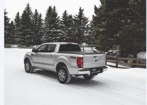 Access LoMax Folding Hard Covers B1010069 Tonneau Cover, Tri-Fold, Folding, Aluminum, Matte Black, Ford, 6 ft. Truck Bed Length, Each