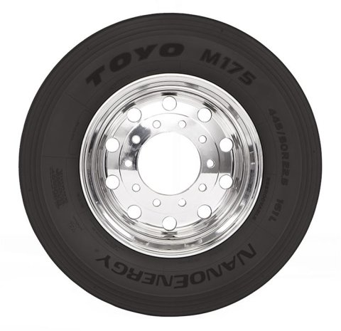 Toyo M175 Tires 445/50-22.5 Tire, M175, 445/50-22.50, Radial, Blackwall, Speed Rating L, Each