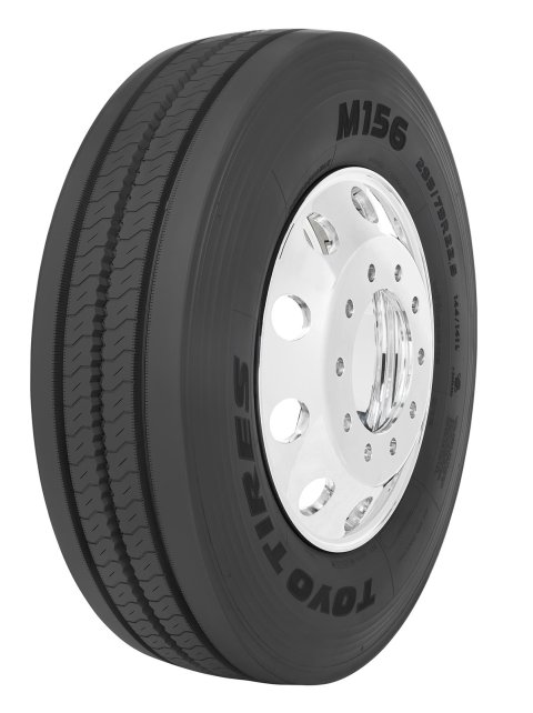 Toyo M156 Tires 11R22.5 Tires, M 156, 11R22.5, Blackwall, H Load Range, L Speed Rating, 6,610 lb. Load, Each