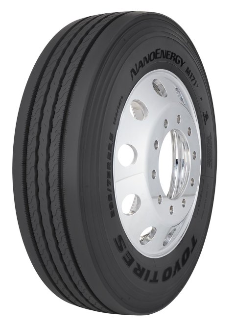 Toyo M171 Tires 295/75R22.5 Tires, M171+, 295/75R22.5, Blackwall, Radial, Steer Tire, G Load Range, 6,175 lb. Load, Each