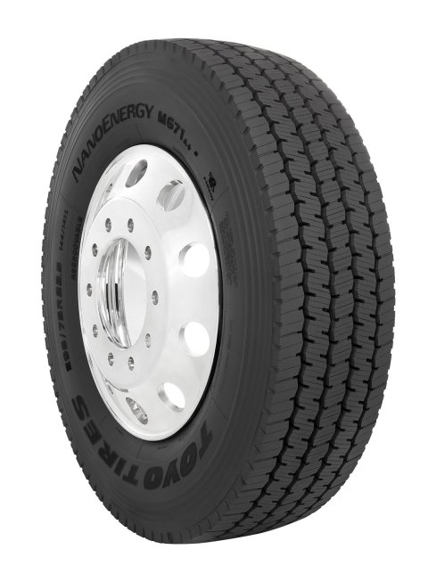 Toyo M671A Tires 11R22.5 Tires, M671+, 11R22.5, Blackwall, Radial, Drive Tire, H Load Range, 6,610 lb. Load, Each