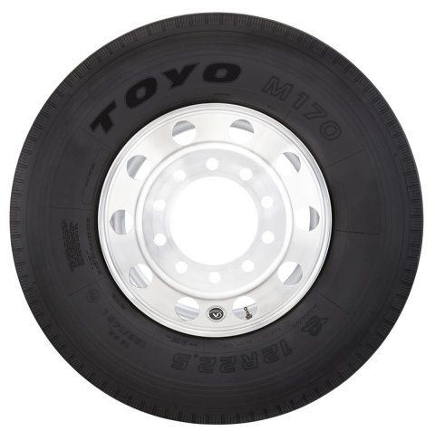 Toyo M170 Tires 12x22.5 Tire, M170, 12R22.50, Radial, Regional, Each