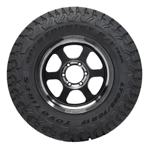 Toyo Open Country R/T Trail Tires 35x12.5-18 Tires, Trail, LT35 x 12.50R-18, Radial, Blackwall, Q Speed Rating, 128 Load Index, Each