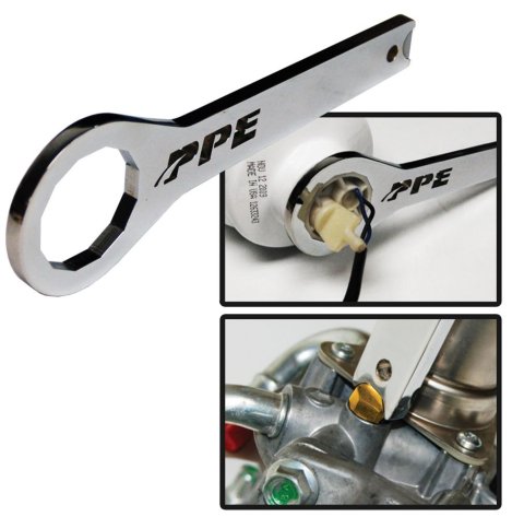 Pacific Performance Engineering Water Level Sensor Wrenches 513080000 Wrench, Stainless Steel, Polished, Chevy, GMC, 6.6L Diesel, Each