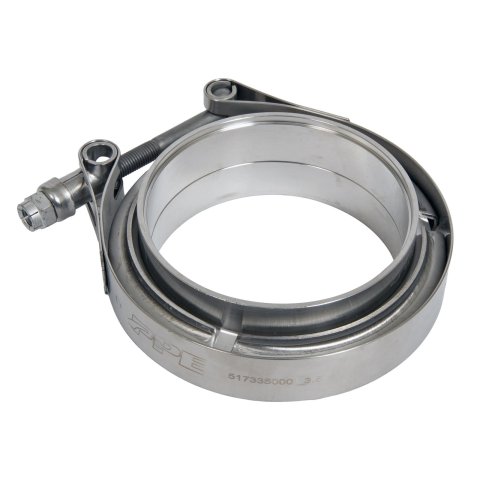 Pacific Performance Engineering V-Band Clamps 517335003 Clamp, Clamp, Flanges, Stainless Steel, Natural, 3.50 in. Diameter, Kit