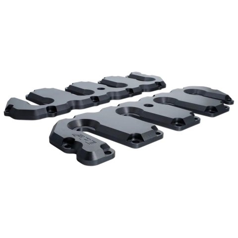 PPE Valve Covers 118021418 Cover Kit - Black Matte no Pillars - 2004.5-2010 GM 6.6L Duramax