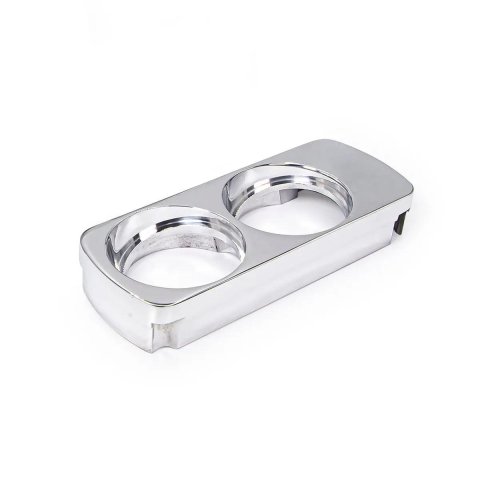 Pacific Performance Engineering Overhead Gauge Mounts 148001000 Mount, 2 holes, overhead, Aluminum, Polished, GM 01-07, 2 1/16 in. gauges, without switches