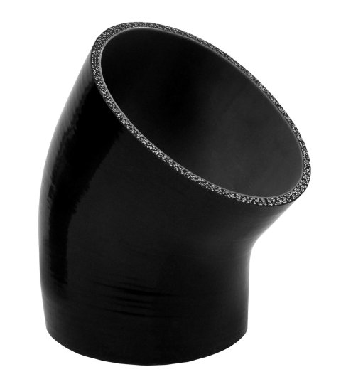 PPE Tubing Couplers 515505045 Silicone Hose, 5.0" ID, 45 Deg Angle, 5mm 4ply, -76 to +437 degrees F
