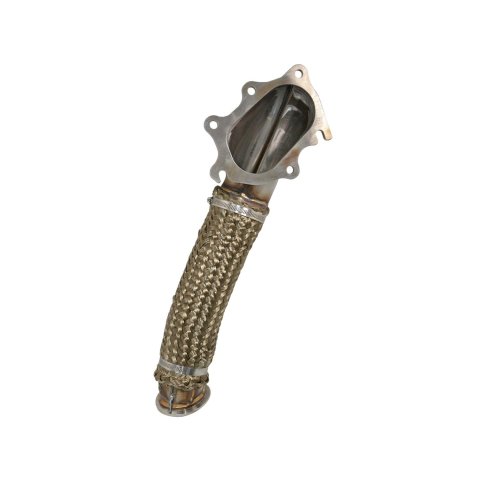Pacific Performance Engineering Exhaust Downpipes 117000424 Downpipe, Exhaust, 304 Stainless, Natural, 3 in. Outlet, PPE Titanium Wrap, Chevy, GMC, 6.6L, LB7, California Emissions, Each