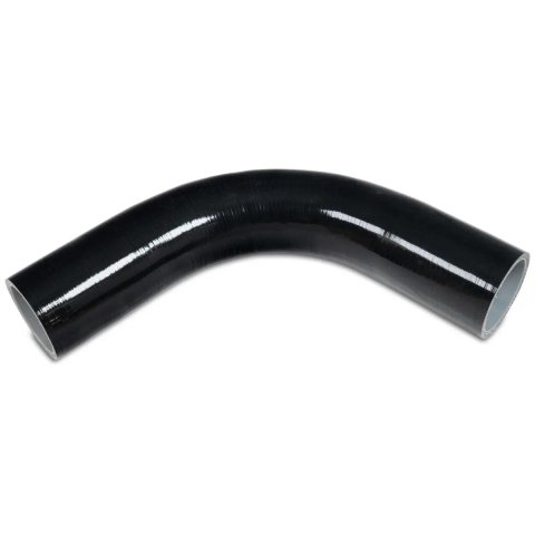 Pacific Performance Engineering Silicone Tubing Couplers 115900100 Coupler, 80 degree Elbow, Silicone, Black, 2.25 in. Inlet/Outlet Diameter, Each