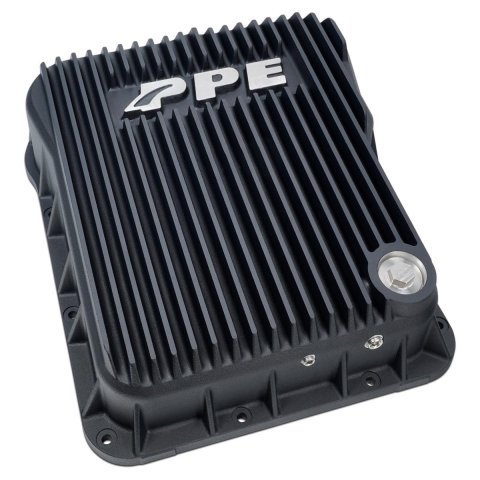 Pacific Performance Engineering Heavy-Duty Transmission Pans 128052020 Automatic Pan, Heavy-Duty, Aluminum, Black, Chevy, GMC, Allison 1000, Each