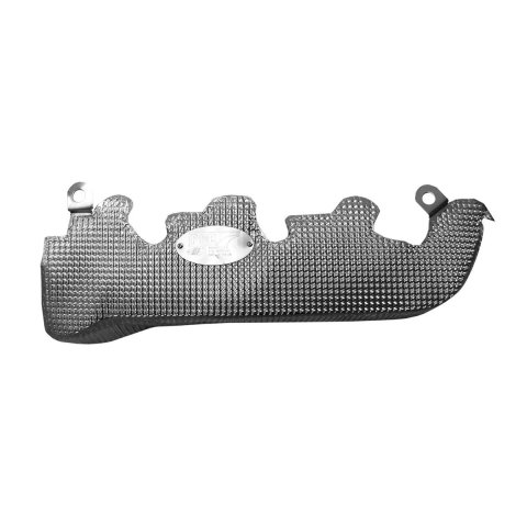 PPE Turbo Heat Shields 417002000 Shield, Right Bank, Marine, Inconel, GM Duramax 6.6L, 2001+, heat resistant silicone membrane