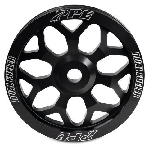 PPE Belt Drive Fuel Pump Pulleys 113061072 7Y-Spoke Style Billet Aluminum Pulley Wheel - GM 6.6L Duramax