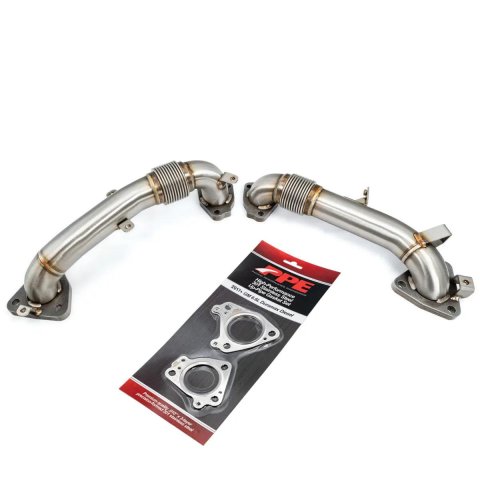 PPE Exhaust Pipes, Turbo Up Pipes 116122000 Up-Pipe Set 2017-19 L5P (For OEM Exh Man)