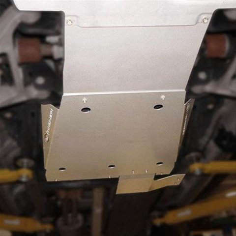 Ford Performance Parts 2017-19 F-150 Raptor Skid Plate Kits M-5018-F15RB Plate, Full Chassis Kit, Aluminum, Silver Powdercoated, 0.188 in. Thick, Kit