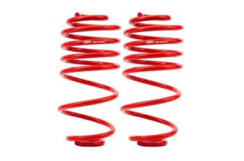 BMR Lowering Springs SP465R Coil Springs, Springs, 2 in., Coil, Rear, Red Powdercoated, Buick, Chevy, Oldsmobile, Pontiac, Pair