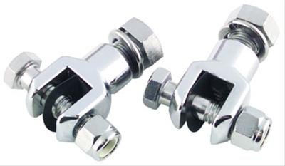 Biker's Choice Rear Footpeg Clevis 150860 Foot Peg Mounts, Clevis, Rear, Steel, Chrome, Harley-Davidson®, Pair