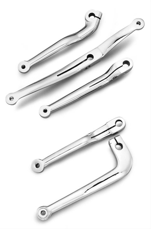 Biker's Choice Shift Levers 490816 Foot Control, Lever, Steel, Chrome Plated, Harley-Davidson®, Each