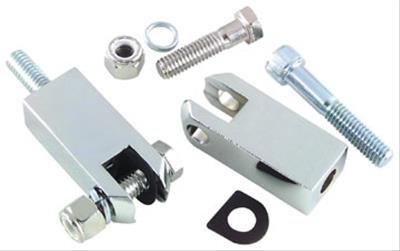 Biker's Choice Passenger Peg Mounts 492863 Foot Mounts, Passenger, Rear, Aluminum, Chrome, Harley-Davidson®, Pair