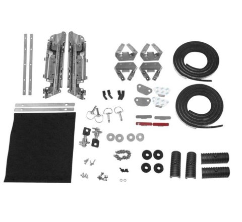 Biker's Choice Saddle Bag Mounts and Accessories 492199 luggage accessories COMPLETE SADDLEBAG LATCH KIT CHR