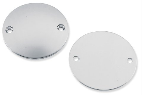 Biker's Choice Domed Ignition Covers 490785 Cover, Domed, Steel, Chrome, Harley-Davidson®, Each