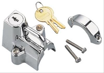 Biker's Choice Helmet Locks 492970 Lock, Steel, Chrome, 2 Keys, 0.875 in. - 1.250 in. Tubing Diameter, Each