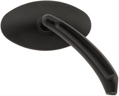 Biker's Choice Mirrors 488748 Mirrors, Convex, Oval, Black Housing, 2.55 in. Width, 4.50 in. Height, Harley-Davidson®, Pair