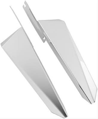 Biker's Choice Fork Wind Deflectors 488811 Deflectors, Forks Location, Steel, Chrome, Harley-Davidson®, Pair