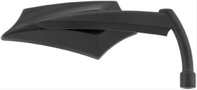 Biker's Choice Angler Mirrors 488742 Mirrors, Angler, Convex, Black Housing, 5.25 in. Width, 2.50 in. Height, Pair
