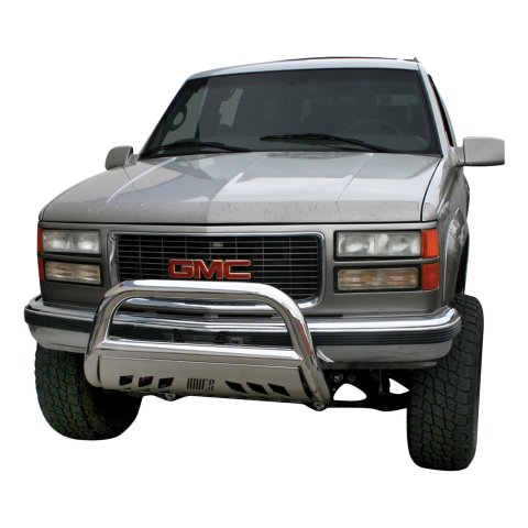 Aries Automotive 3 in. Bull Bars 35-4009 Grille Guard, Bar, in., Stainless Steel, Polished, Chevy, GMC, Each