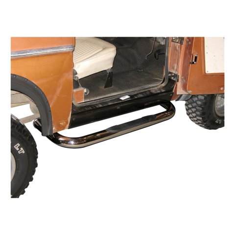 Aries Automotive 3 in. Round Side Bars 203038-2 Step Bars, Diameter, Stainless Steel, Polished, Ford, Pair