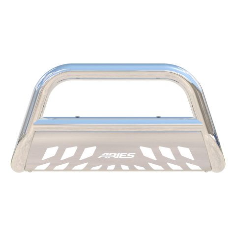Aries Automotive 3 in. Bull Bars for 1998-2004 TACOMA - 35-2000 Grille Guard, Bar, in., Stainless Steel, Polished, Toyota, Each