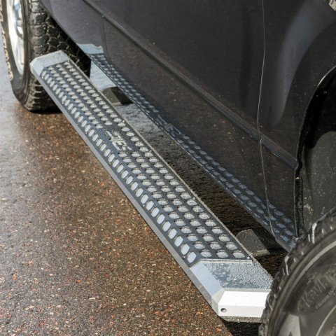 Aries Automotive AdvantEDGE 5.5 in. Side Bars for 2004-2014 F-150 - 2555009 Step Bars, Diameter, Aluminum, Chrome Powdercoated, Pair