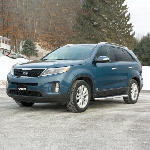 Aries Automotive AeroTread Running Boards for 2014-2020 SORENTO - 2051028 Boards, Aluminum/Stainless Steel, Polished, Full Length, 67.00 in. Length, For Kia, Pair