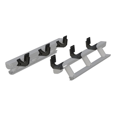 Aries Automotive ActionTrac Mounting Brackets for 2019-2021 1500 - 3025117 Running Board Component, Bracket, ActionTrac, Black Powdercoated, Ram, Kit