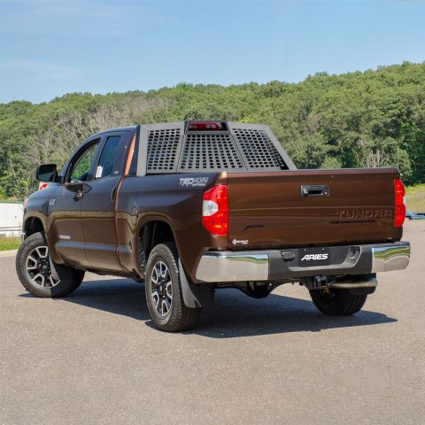 ARIES Automotive - Headache Racks and Window Guards for 2007-2021 TUNDRA 1110115 Rack, Switchback, 07-17 Tundra Double Cab