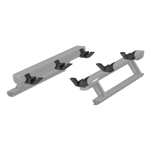 Aries Automotive ActionTrac Mounting Brackets for 2018-2025 WRANGLER - 3025171 Running Board Component, Bracket, ActionTrac, Black Powdercoated, Jeep, Kit