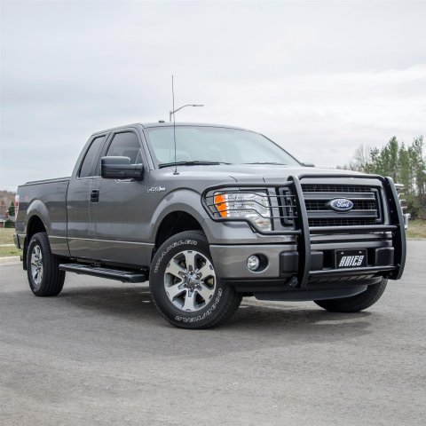 Aries Automotive Grille Guards for 2009-2014 F-150 - 3063 Guard, Brush Guard, Steel, Black Powdercoated, Ford, Each