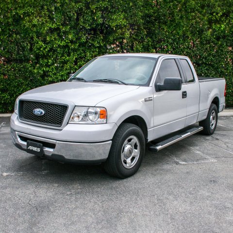 Aries Automotive 6 in. Oval Side Bars for 2004-2008 F-150 - 4444019 Step Bars, Stainless Steel, Polished, 6.00 Diameter, 85.00 Length, Ford, Pair