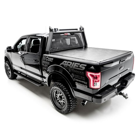 Aries Automotive AdvantEDGE 5.5 in. Side Bars 2556012 Step Bars, Diameter, Aluminum, Chrome Powdercoated, Pair