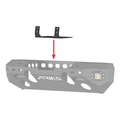 ARIES Automotive Winch Mounts 15600FB Receiver Plate Bracket, 0