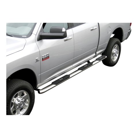 Aries Automotive 4 in. Oval Side Bars for 2011-2018 1500, 2019-2024 1500 CLASSIC, 2009-2010 RAM - S225017-2 Step Bars, Oval, in., Stainless Steel, Polished, Dodge, Ram, Pair