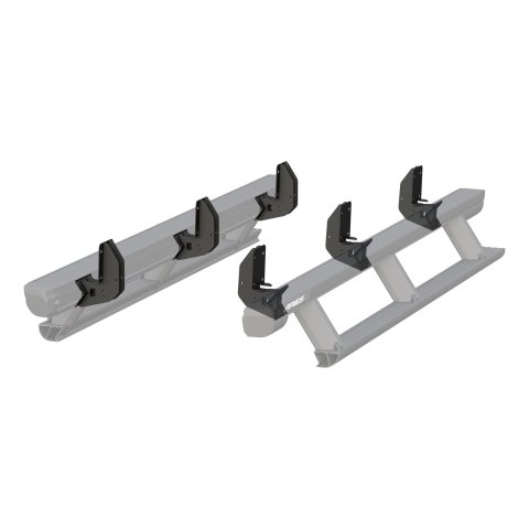 Aries Automotive ActionTrac Mounting Brackets for 1999-2016 F-250 SUPER DUTY, F-350 2008-2016 F-450 DUTY - 3025124 Running Board Component, Bracket, ActionTrac, Black Powdercoated, Ford, Kit