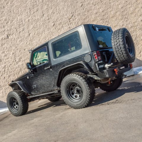 Aries Automotive Rocker Steps 2074100 Step Bars, Nerf Bars, Steel, Textured Black Powdercoated, Jeep, Pair