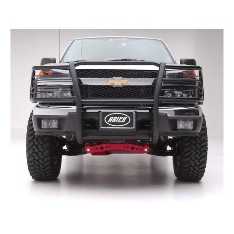 Aries Automotive Grille Guards for 2004-2012 CANYON, 2004-2014 COLORADO - 4080 Guard, Brush Guard, Steel, Black Powdercoated, Chevy, GMC, Each