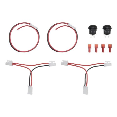 ARIES Automotive Running Board Components 3020000 Door Delete Kit, 2007-2017 Jeep Wrangler Unlimited