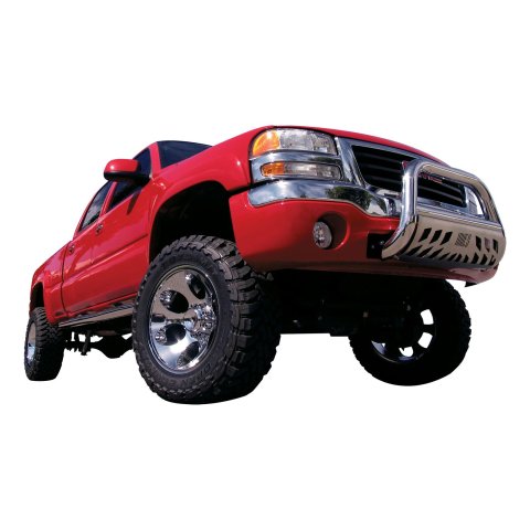 Aries Automotive 3 in. Bull Bars 35-4002 Grille Guard, Bar, in., Stainless Steel, Polished, Chevy, GMC, Each