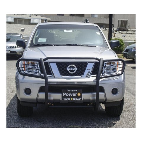 Aries Automotive Grille Guards for 2005-2020 FRONTIER, 2005-2007 PATHFINDER - 9047 Guard, Brush Guard, Steel, Black Powdercoated, Nissan, Each