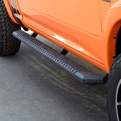 Aries Automotive AdvantEDGE 5.5 in. Side Bars for 2019-2025 1500 - 2556049 Step Bars, Diameter, Aluminum, Black Powdercoated, Ram, Pair